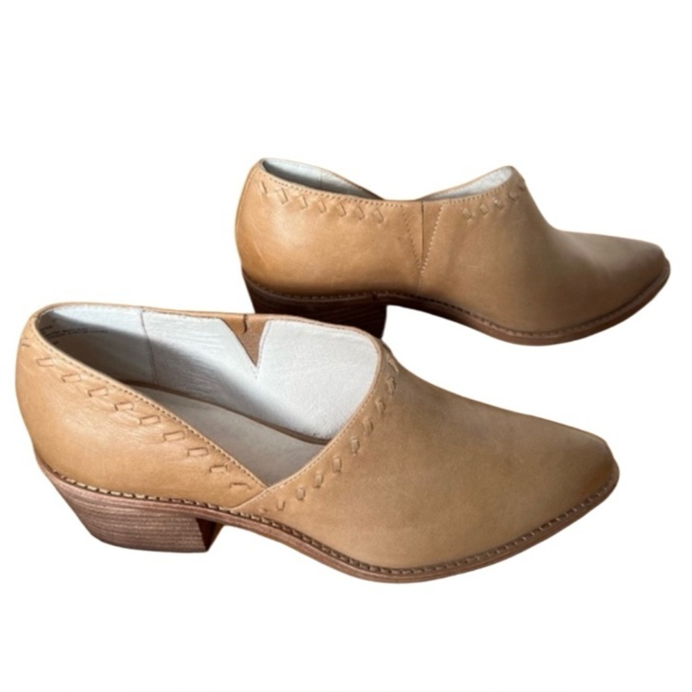 CASLON -Camel Leather Booties